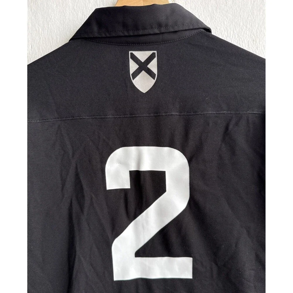 Polo Ralph Lauren BlackWatch Polo Team Shirt Men's Medium Black PRL15 Crest